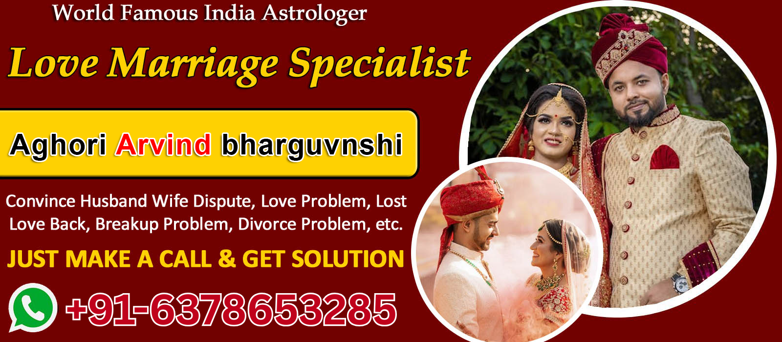 Astrologer Aghori Arvind bharguvnshi Ji +91-6378653285