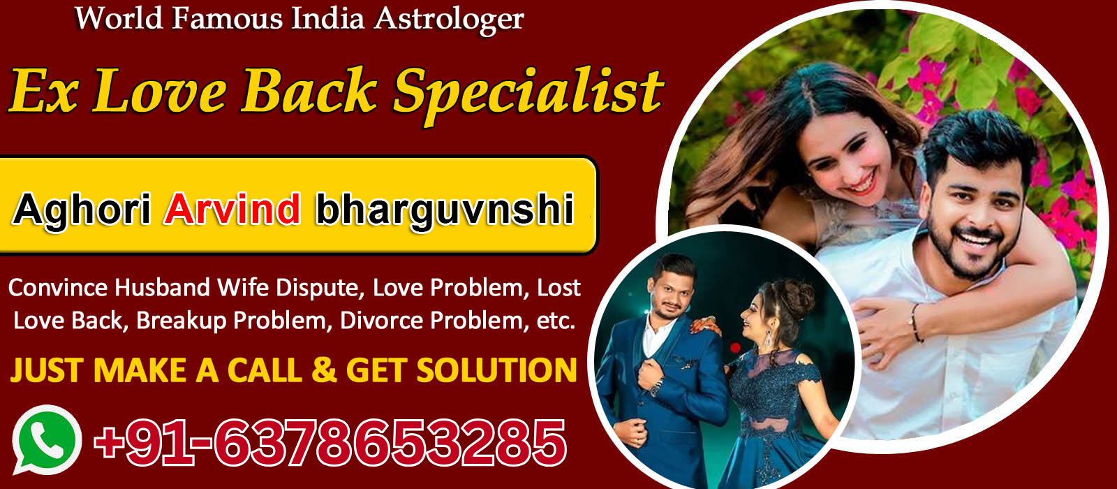 Astrologer Aghori Arvind bharguvnshi Ji +91-6378653285
